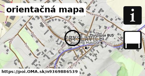 orientačná mapa