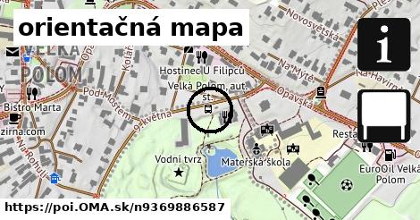 orientačná mapa