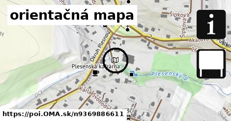 orientačná mapa