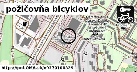 požičovňa bicyklov