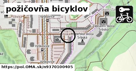 požičovňa bicyklov