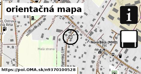 orientačná mapa