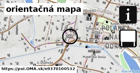 orientačná mapa