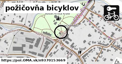 požičovňa bicyklov