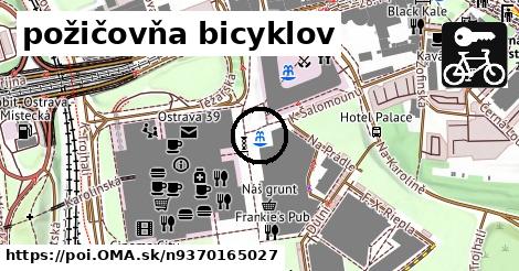 požičovňa bicyklov