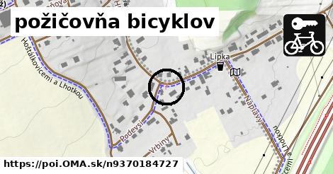 požičovňa bicyklov