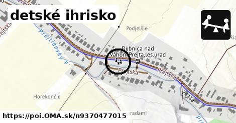 detské ihrisko