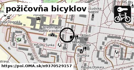 požičovňa bicyklov