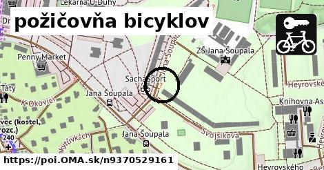 požičovňa bicyklov