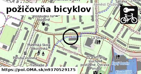 požičovňa bicyklov