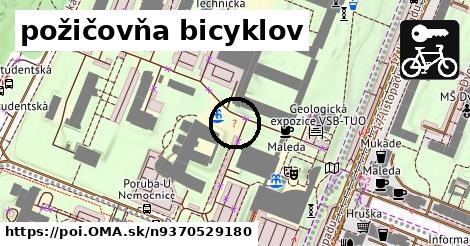 požičovňa bicyklov