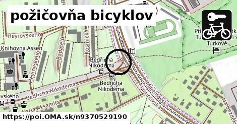 požičovňa bicyklov