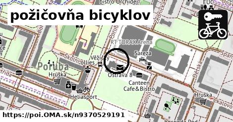 požičovňa bicyklov