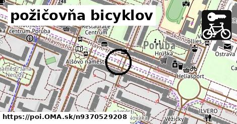 požičovňa bicyklov