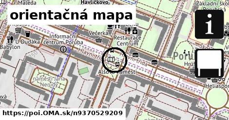 orientačná mapa