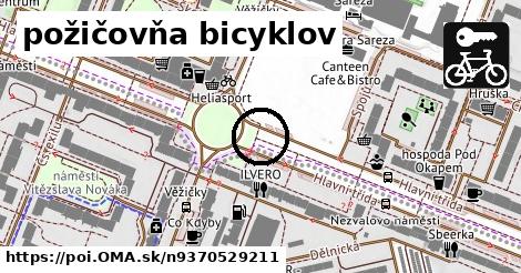 požičovňa bicyklov