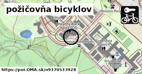 požičovňa bicyklov