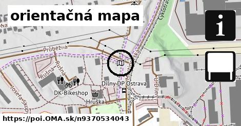 orientačná mapa