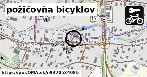 požičovňa bicyklov