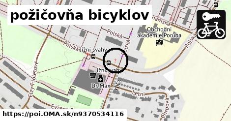 požičovňa bicyklov