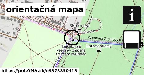 orientačná mapa