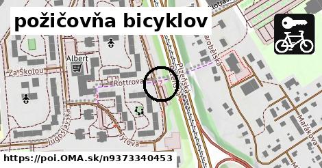 požičovňa bicyklov