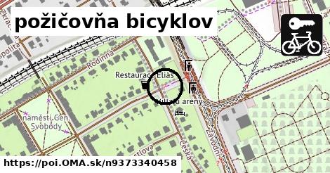 požičovňa bicyklov