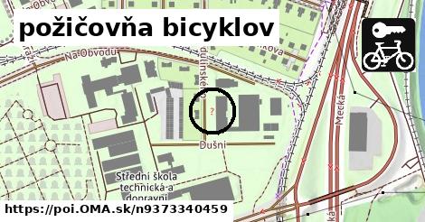 požičovňa bicyklov