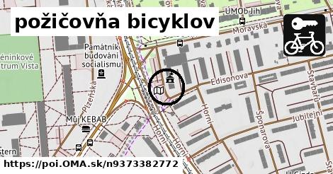 požičovňa bicyklov