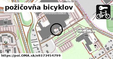 požičovňa bicyklov