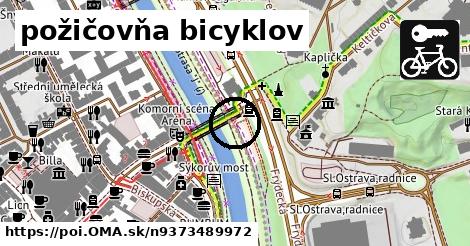 požičovňa bicyklov