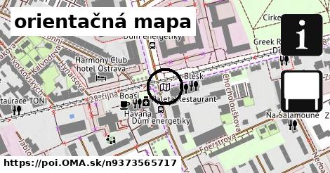 orientačná mapa