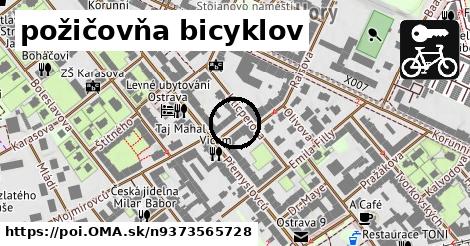 požičovňa bicyklov