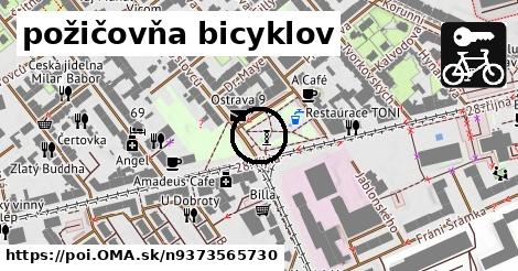 požičovňa bicyklov