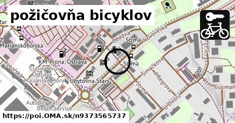 požičovňa bicyklov