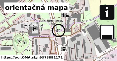 orientačná mapa