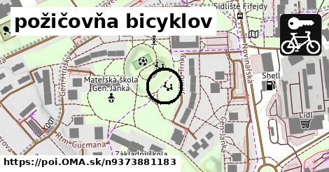 požičovňa bicyklov