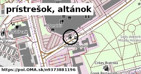 prístrešok, altánok