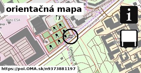 orientačná mapa