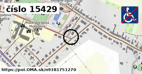 číslo 15429