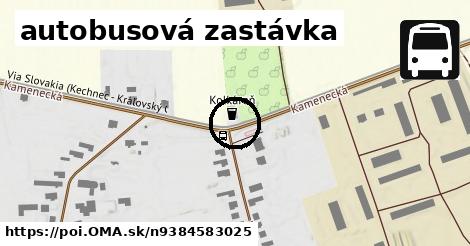 autobusová zastávka