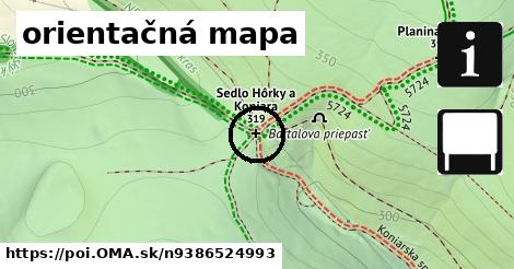 orientačná mapa