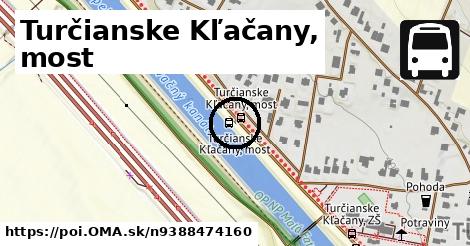 Turčianske Kľačany, most