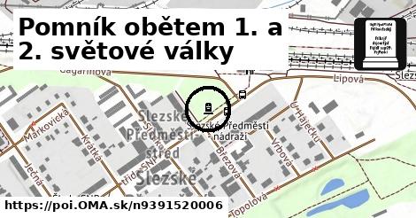 Pomník obětem 1. a 2. světové války