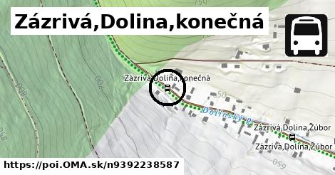 Zázrivá,Dolina,konečná