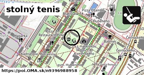 stolný tenis