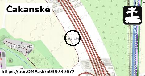 Čakanské