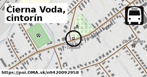 Čierna Voda, cintorín