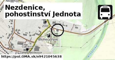 Nezdenice, pohostinství Jednota