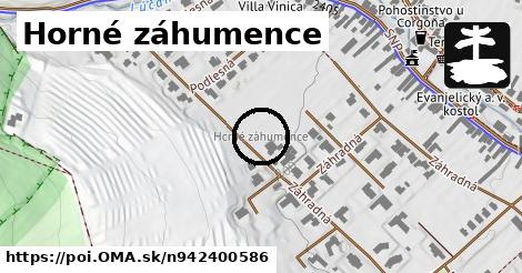 Horné záhumence